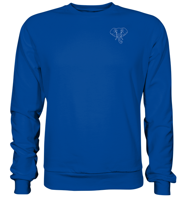 Elefant weiß - Basic Sweatshirt Unisex Sweatshirts Tier-Shirts.com Royal Blue XS