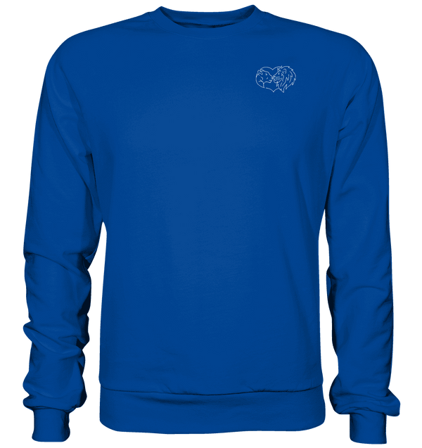 Löwenpaar weiß - Basic Sweatshirt Unisex Sweatshirts Tier-Shirts.com Royal Blue XS