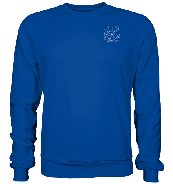 Bär weiß - Basic Sweatshirt Unisex Sweatshirts Tier-Shirts.com Royal Blue XS