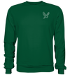 Papagei weiß - Basic Sweatshirt Unisex Sweatshirts Tier-Shirts.com Bottle Green XS