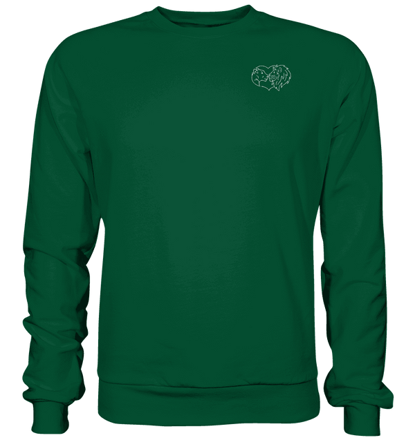 Löwenpaar weiß - Basic Sweatshirt Unisex Sweatshirts Tier-Shirts.com