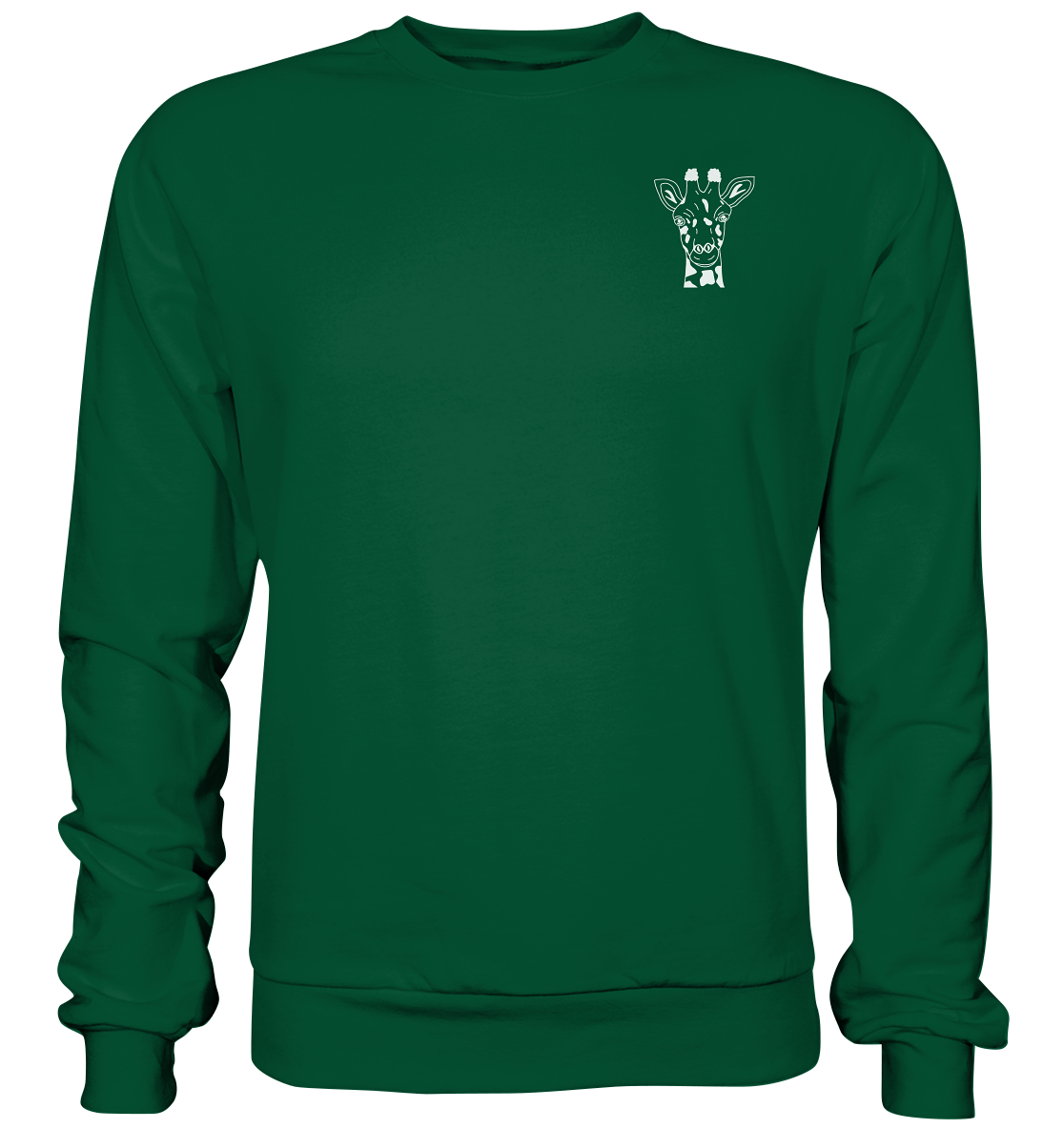 Giraffe weiß - Basic Sweatshirt Unisex