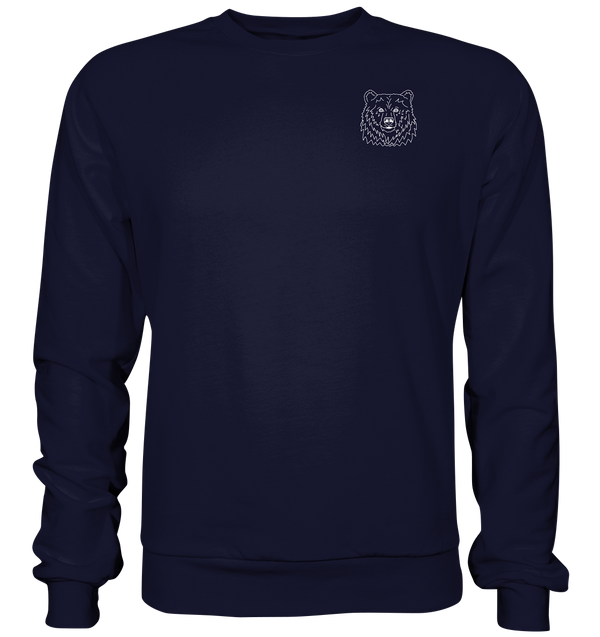 Bär weiß - Basic Sweatshirt Unisex Sweatshirts Tier-Shirts.com Oxford Navy XS