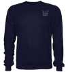 Katze weiß - Basic Sweatshirt Unisex Sweatshirts Tier-Shirts.com Oxford Navy XS