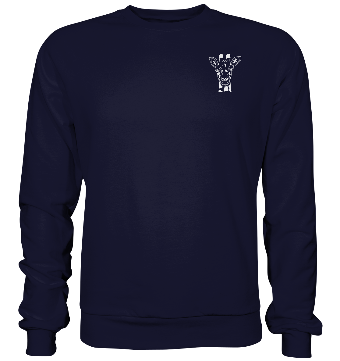 Giraffe weiß - Basic Sweatshirt Unisex