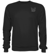 Katze weiß - Basic Sweatshirt Unisex Sweatshirts Tier-Shirts.com Jet Black XS