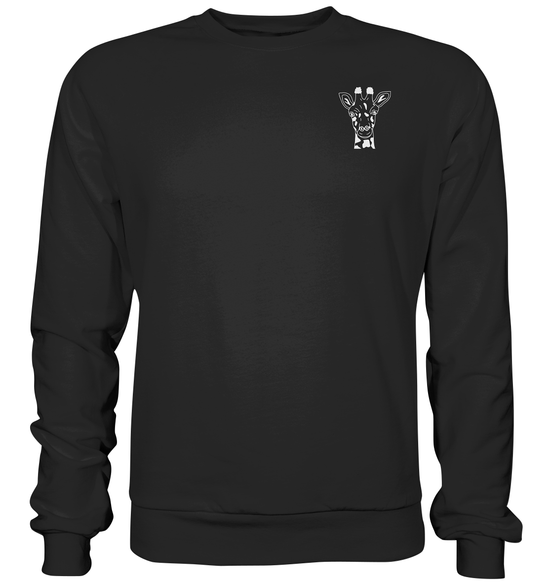 Giraffe weiß - Basic Sweatshirt Unisex