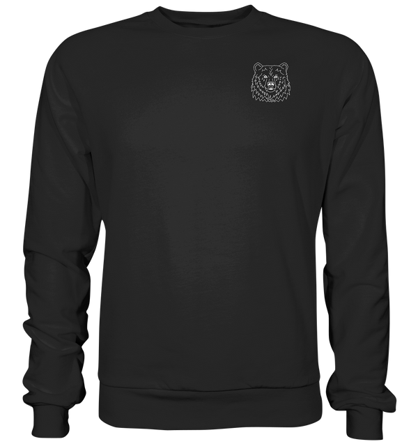 Bär weiß - Basic Sweatshirt Unisex Sweatshirts Tier-Shirts.com Deep Black XS