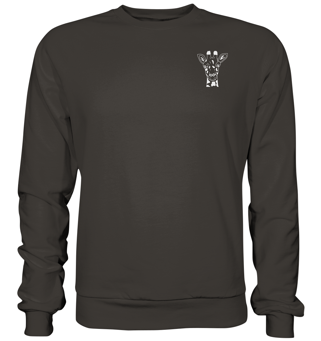 Giraffe weiß - Basic Sweatshirt Unisex