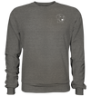 Hund Schlappohr weiß - Basic Sweatshirt Unisex Sweatshirts Tier-Shirts.com Charcoal (Heather) XS