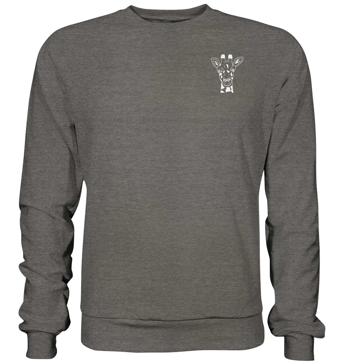 Giraffe weiß - Basic Sweatshirt Unisex