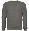 Pferd weiß - Basic Sweatshirt Unisex Sweatshirts Tier-Shirts.com Charcoal (Heather) XS