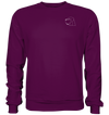 Schnauzer weiß - Basic Sweatshirt Unisex Sweatshirts Tier-Shirts.com Plum XS