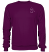 Affenbaby weiß - Basic Sweatshirt Unisex Sweatshirts Tier-Shirts.com Plum XS