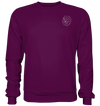 Löwe weiß - Basic Sweatshirt Unisex Sweatshirts Tier-Shirts.com Plum XS