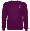 Giraffe weiß - Basic Sweatshirt Unisex Sweatshirts Tier-Shirts.com Plum XS