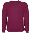 Schnauzer weiß - Basic Sweatshirt Unisex Sweatshirts Tier-Shirts.com Burgundy XS