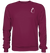 Pinguin weiß - Basic Sweatshirt Unisex Sweatshirts Tier-Shirts.com Burgundy XS