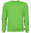 Löwe weiß - Basic Sweatshirt Unisex Sweatshirts Tier-Shirts.com Lime Green XS