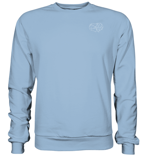 Löwenpaar weiß - Basic Sweatshirt Unisex Sweatshirts Tier-Shirts.com Sky Blue XS