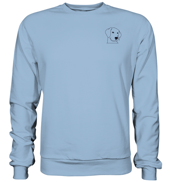 Hund Schlappohr - Basic Sweatshirt Unisex Sweatshirts Tier-Shirts.com Sky Blue XS