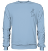 Hase - Basic Sweatshirt Unisex Sweatshirts Tier-Shirts.com Sky Blue XS