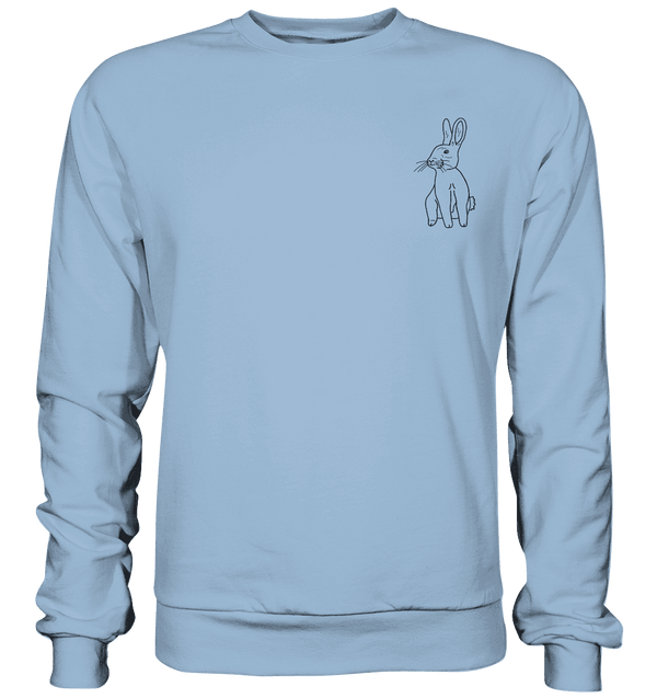 Hase - Basic Sweatshirt Unisex Sweatshirts Tier-Shirts.com Sky Blue XS