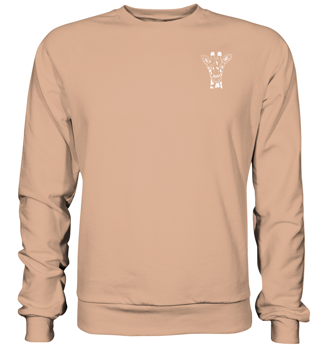 Giraffe weiß - Basic Sweatshirt Unisex