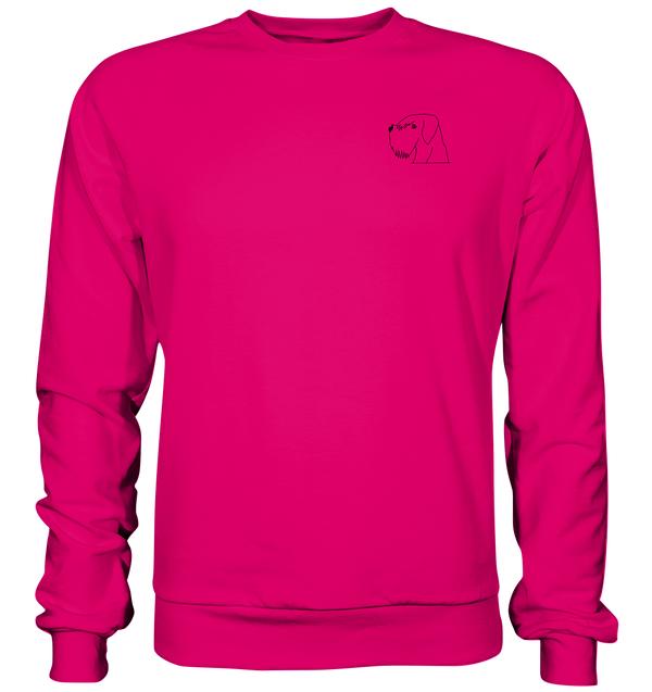 Schnauzer schwarz - Basic Sweatshirt Unisex Sweatshirts Tier-Shirts.com Hot Pink XS