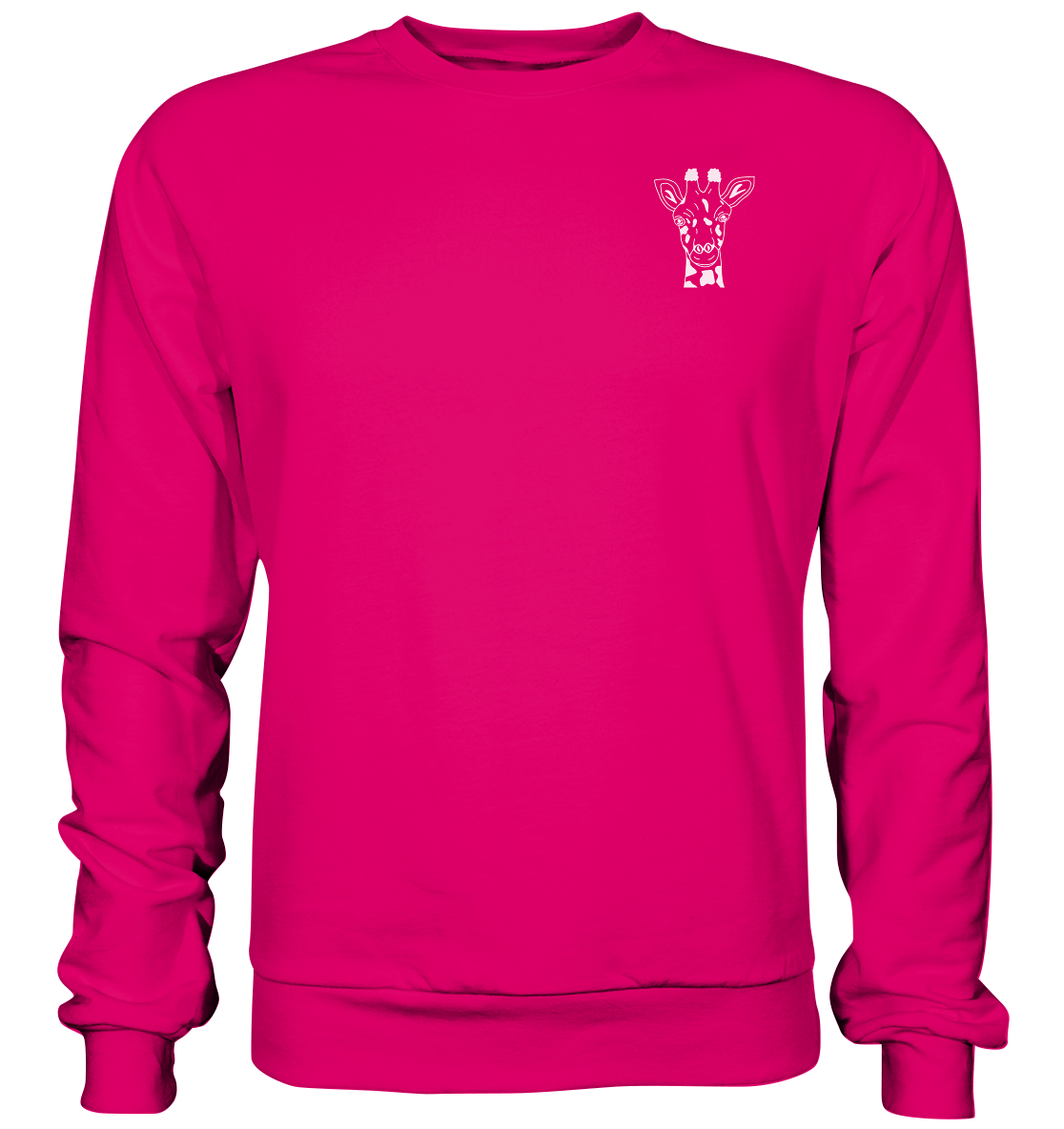 Giraffe weiß - Basic Sweatshirt Unisex