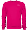 Löwenpaar weiß - Basic Sweatshirt Unisex Sweatshirts Tier-Shirts.com Hot Pink XS