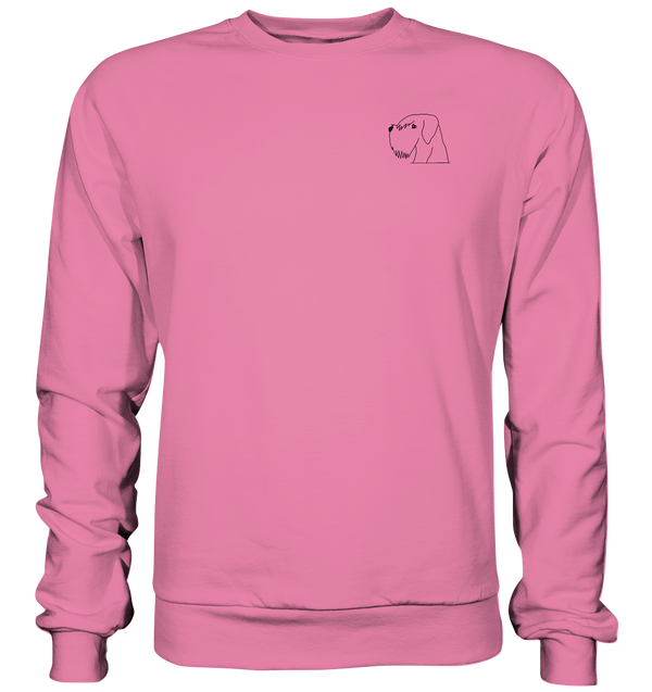 Schnauzer schwarz - Basic Sweatshirt Unisex Sweatshirts Tier-Shirts.com Candyfloss Pink XS