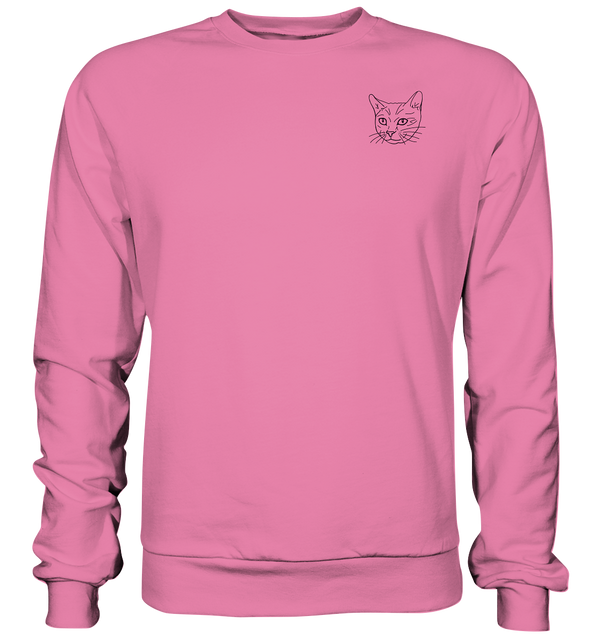 Katze - Basic Sweatshirt Unisex Sweatshirts Tier-Shirts.com Candyfloss Pink XS