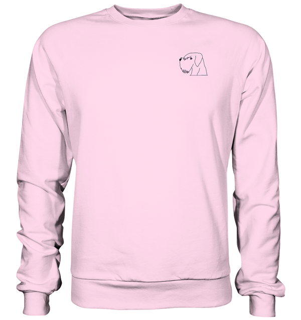 Schnauzer schwarz - Basic Sweatshirt Unisex Sweatshirts Tier-Shirts.com Baby Pink XS