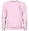 Hase - Basic Sweatshirt Unisex Sweatshirts Tier-Shirts.com Baby Pink XS