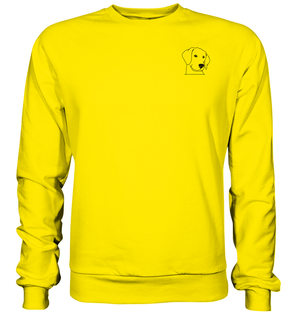 Hund Schlappohr - Basic Sweatshirt Unisex Sweatshirts Tier-Shirts.com Sun Yellow XS