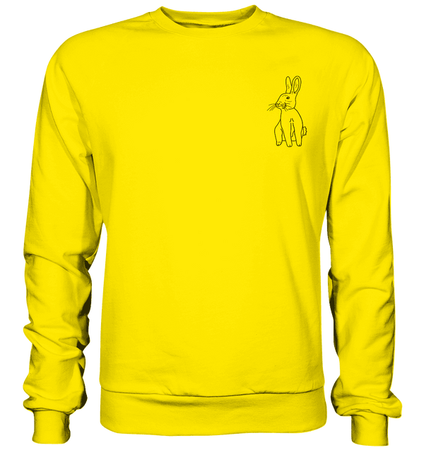 Hase - Basic Sweatshirt Unisex Sweatshirts Tier-Shirts.com Sun Yellow XS