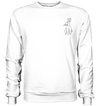 Hase - Basic Sweatshirt Unisex Sweatshirts Tier-Shirts.com Arctic White XS