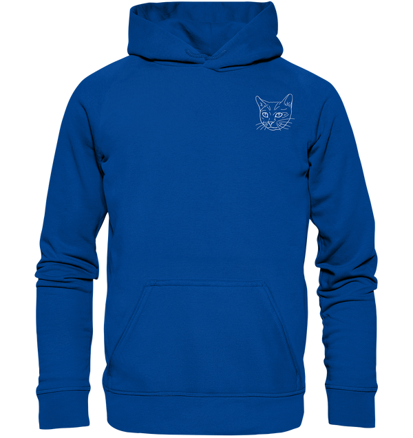 Katze weiß - Basic Hoodie Unisex Hoodies Tier-Shirts.com