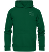 Schnauzer weiß - Basic Hoodie Unisex Hoodies Tier-Shirts.com Bottle Green XS