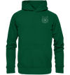 Bär weiß - Basic Hoodie Unisex Hoodies Tier-Shirts.com Bottle Green XS