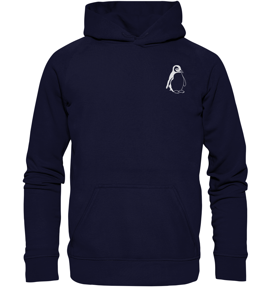 Pinguin weiß - Basic Hoodie Unisex