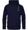 Hase weiß - Basic Hoodie Unisex Hoodies Tier-Shirts.com Oxford Navy XS