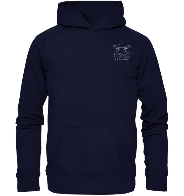 Schaf weiß - Basic Hoodie Unisex Hoodies Tier-Shirts.com Oxford Navy XS