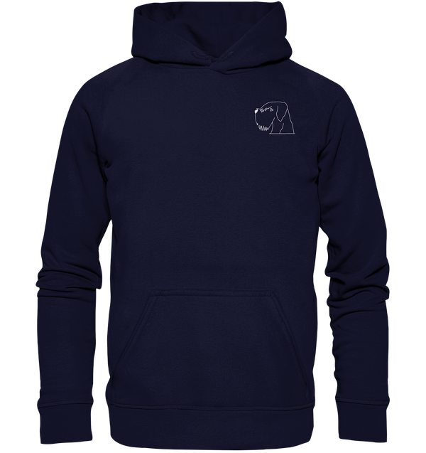 Schnauzer weiß - Basic Hoodie Unisex Hoodies Tier-Shirts.com Oxford Navy XS