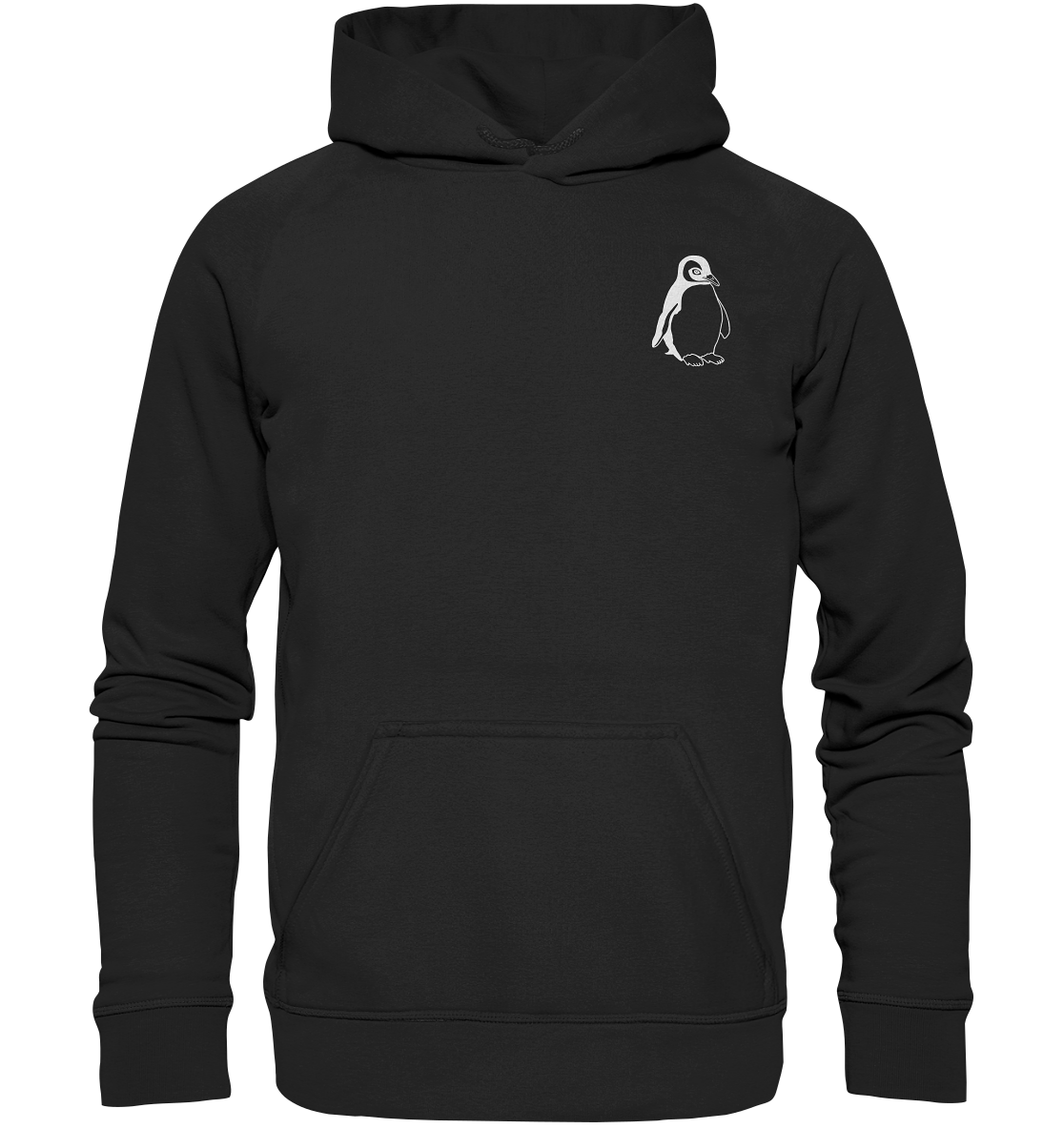 Pinguin weiß - Basic Hoodie Unisex