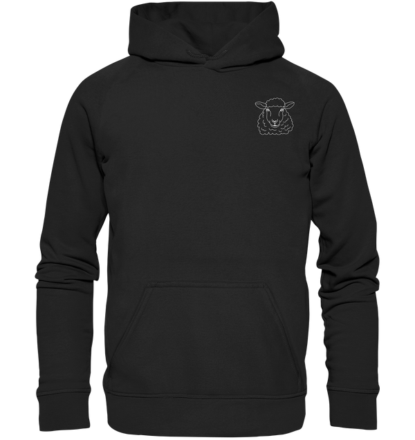 Schaf weiß - Basic Hoodie Unisex Hoodies Tier-Shirts.com Deep Black XS