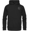 Löwe weiß - Basic Hoodie Unisex Hoodies Tier-Shirts.com Deep Black XS