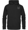 Katze weiß - Basic Hoodie Unisex Hoodies Tier-Shirts.com Jet Black XS