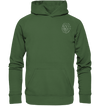 Löwe weiß - Basic Hoodie Unisex Hoodies Tier-Shirts.com Earthy Green XS